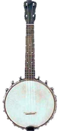 ukulelov tystrunn banjo