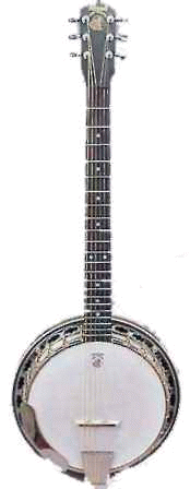 šestistrunné banjo